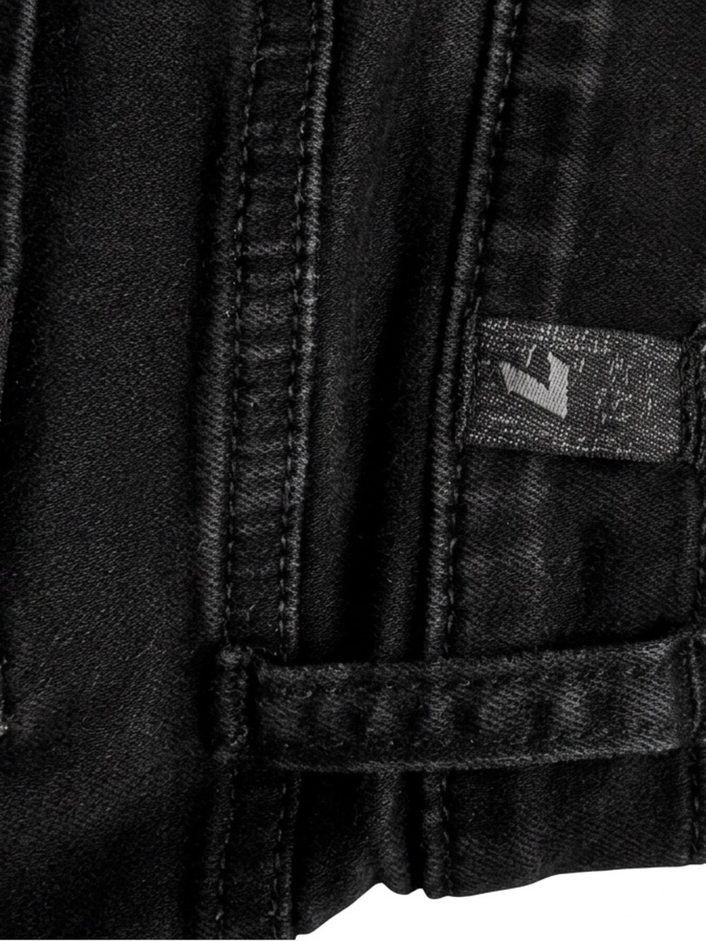 7 For All Mankind Black Skinny Jeans - Slim High-Rise Stretch - Picture 4 of 5